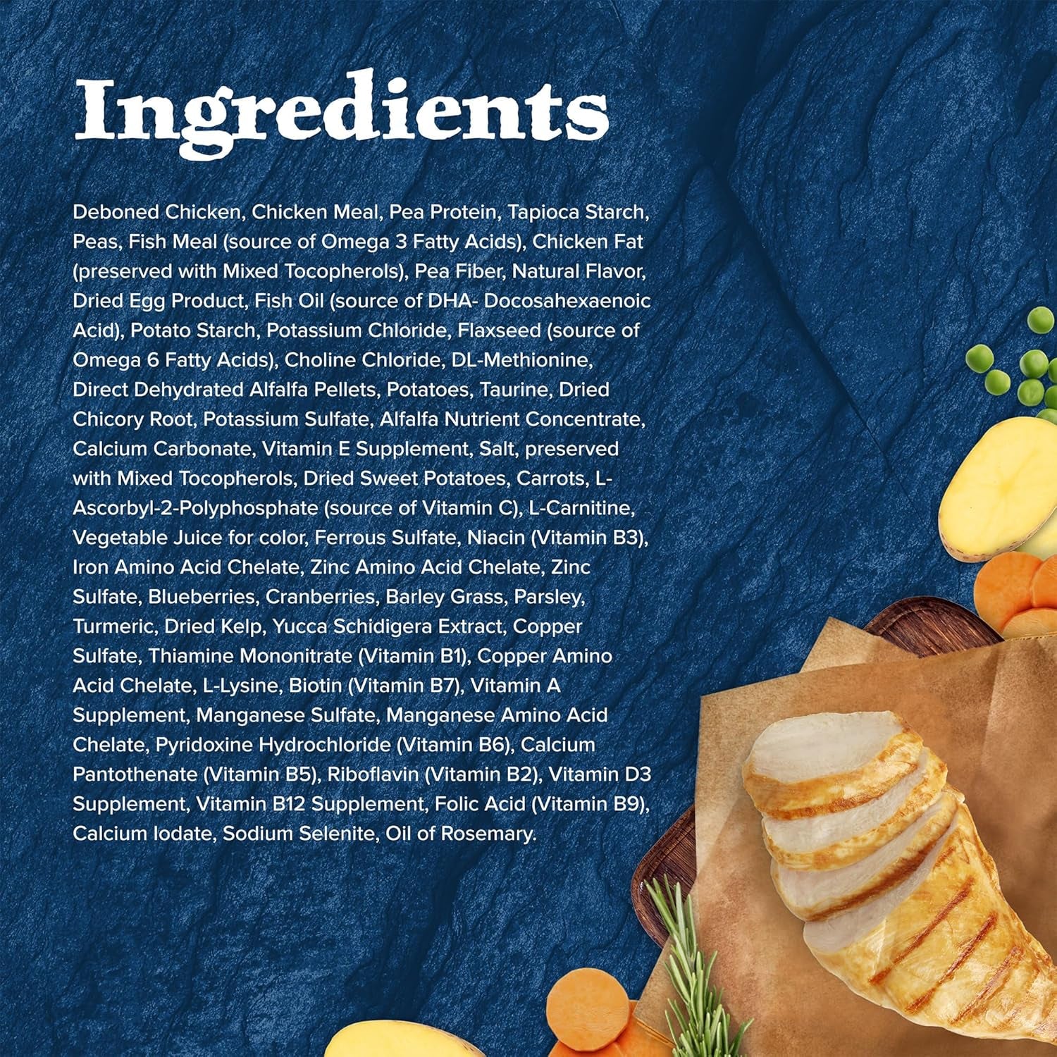 Wilderness Natural Mature Dry Cat Food for Cats 7+ Years, High-Protein and Grain-Free Diet, Supports Immune System Health and Energy to Stay Active, Chicken, 5-Lb. Bag