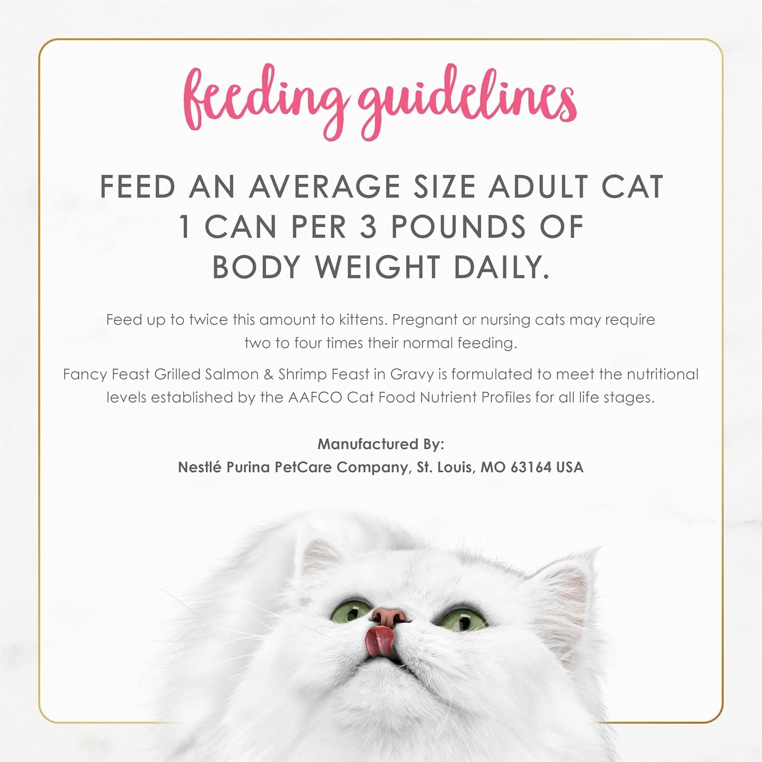 Purina  Grilled Wet Cat Food Salmon and Shrimp Feast in Wet Cat Food Gravy - (Pack of 24) 3 Oz. Cans