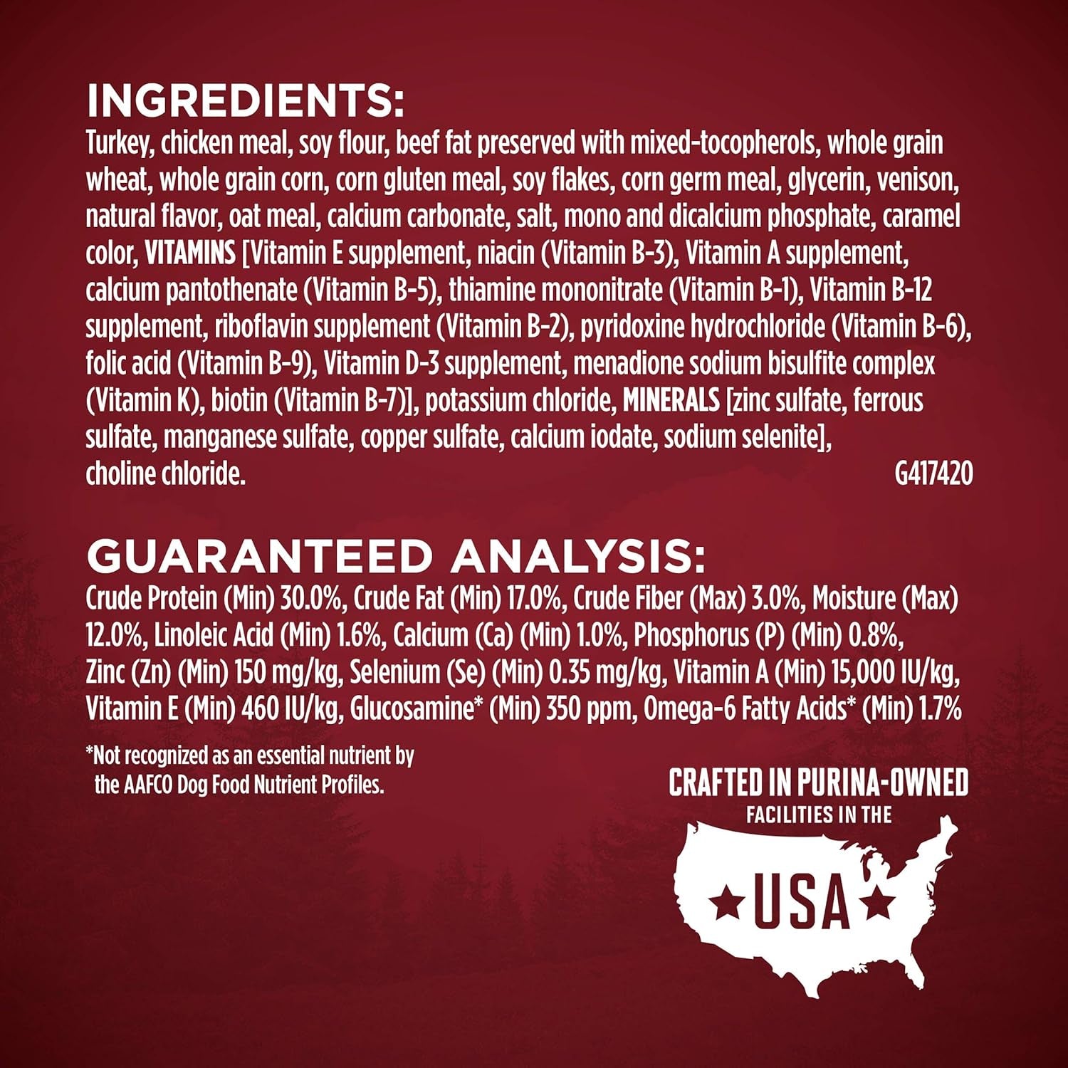 True Instinct with a Blend of Real Turkey and Venison Dry Dog Food - 15 Lb. Bag