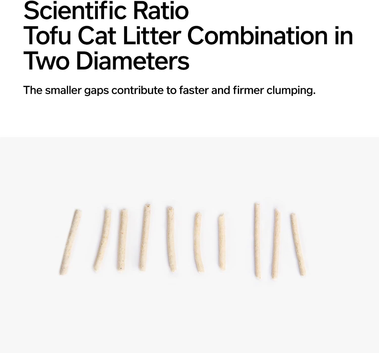 Tofu Cat Litter Clumping,Flushable,Ultra Absorbent and Fast Drying, 100% Natural Ingredients Litter,Solubility in Water,Really Dust-Free,Less Scattering (5.3Lb×4Bags)