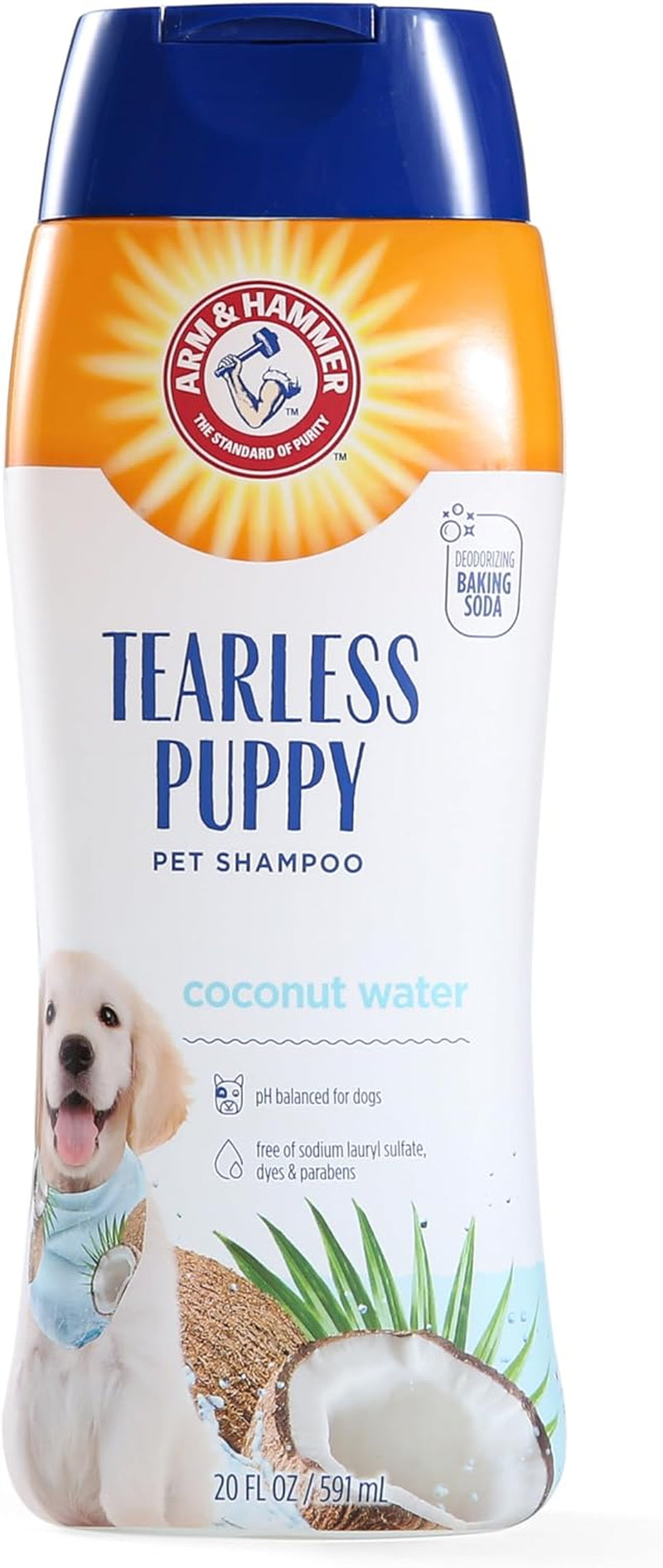 for Pets Tearless Puppy Shampoo | Gentle & Effective Tearless Shampoo for Puppies & All Dogs | Coconut Water Scent Your Dog Will Love, 20 Ounces - 1 Pack Puppy or Dog Shampoo
