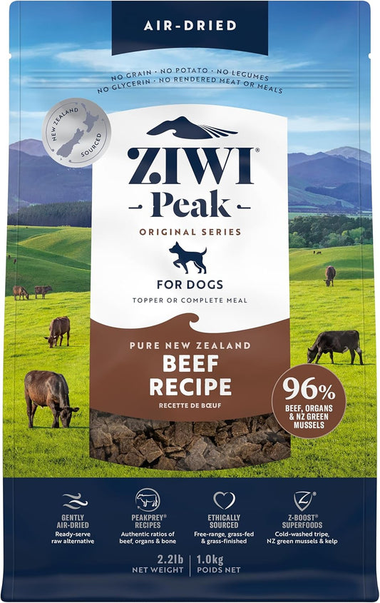 Peak Air-Dried Dog Food – Beef - All Natural, High Protein, Grain Free, Limited Ingredient W/ Superfoods (35.2Oz)