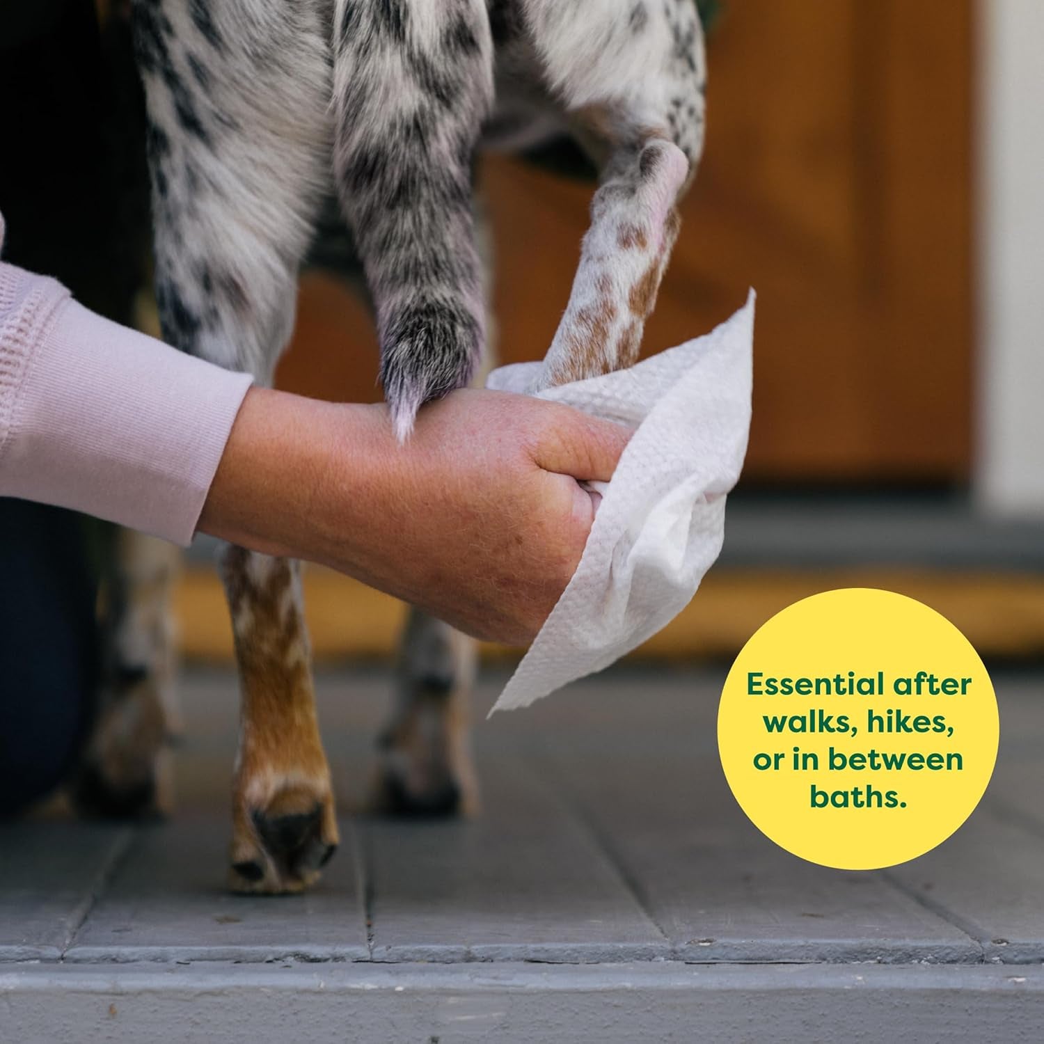 Pet Wipes for Dogs and Cats, Hypoallergenic, Cleaning and Hydrating, for Grooming Paws, Body and Butt, Unscented, 400 Count