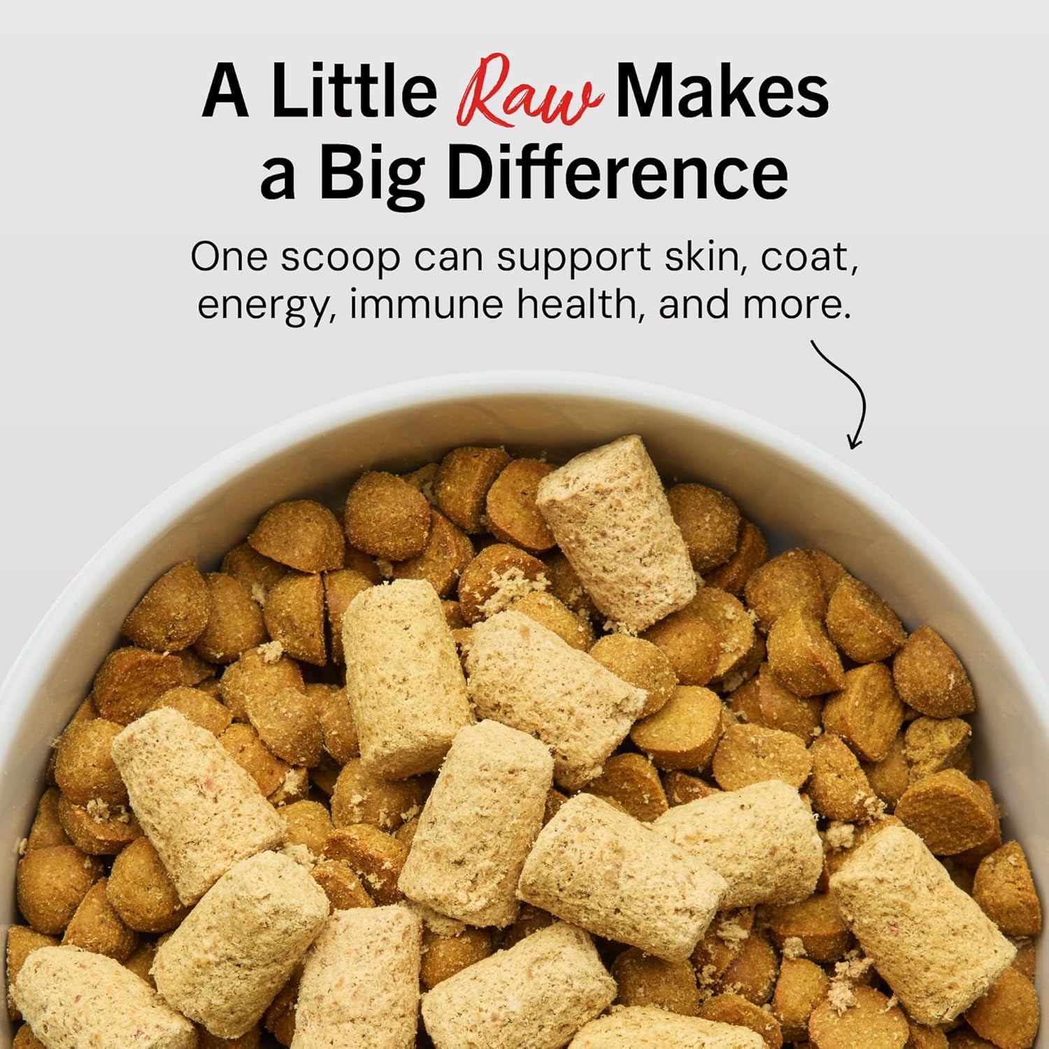 Freeze-Dried Raw Chicken Meal Mixers- Dog Food Topper and Mixer - Made with 95% Cage-Free Chicken, Organs & Bone - Perfect for Picky Eaters - Grain-Free - 18Oz