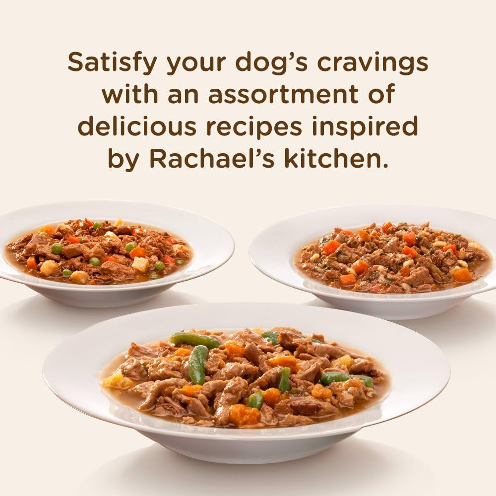 Rachael Ray  Natural Premium Wet Dog Food, Savory Favorites Variety Pack, 8 Ounce Tub (Pack of 6) (6303230800)