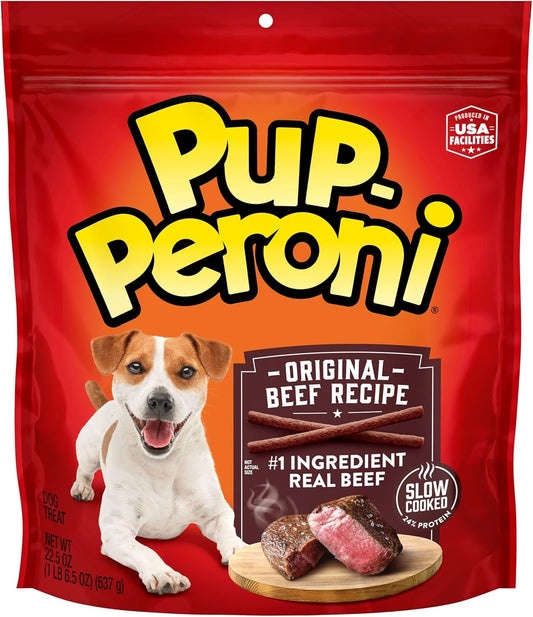 Dog Treats, Original Beef Flavor, 22.5 Ounce, Made with Real Beef
