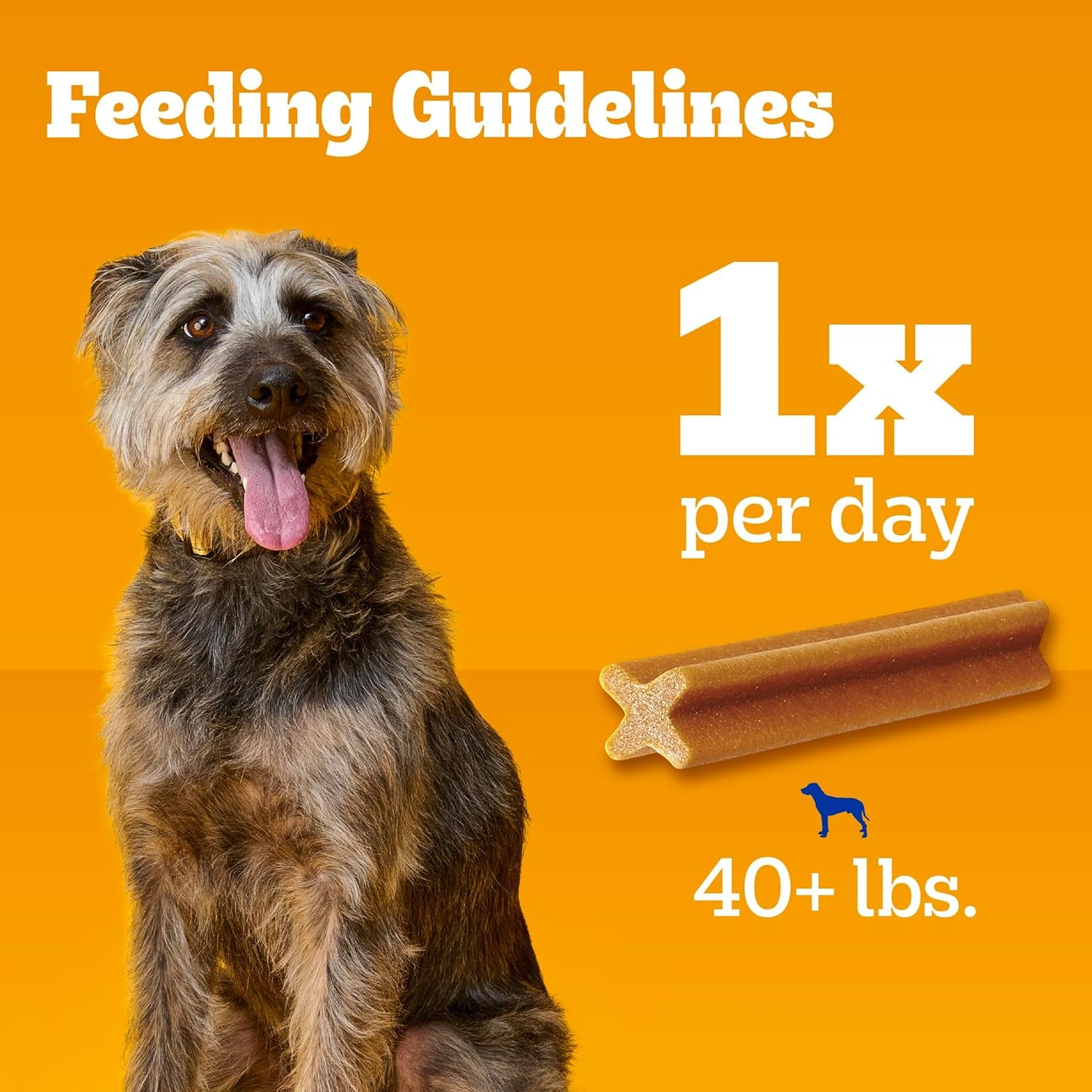 Dentastix Large Breed Dog Treats, Original Flavor, 2.08 Lb. Bag (40 Treats)