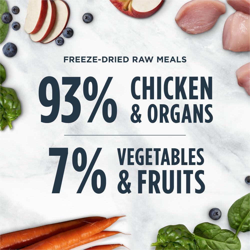 Raw Meals Freeze-Dried Chicken Cat Food, 25 Oz. Bag