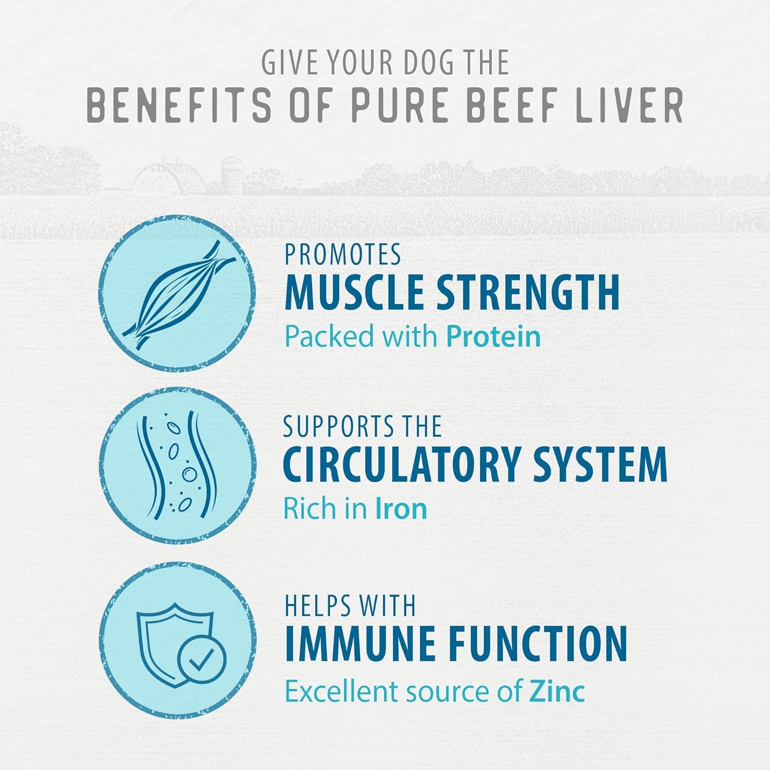 Freeze Dried Beef Liver Bites Dog Treats, 150 Grams/5.3Oz