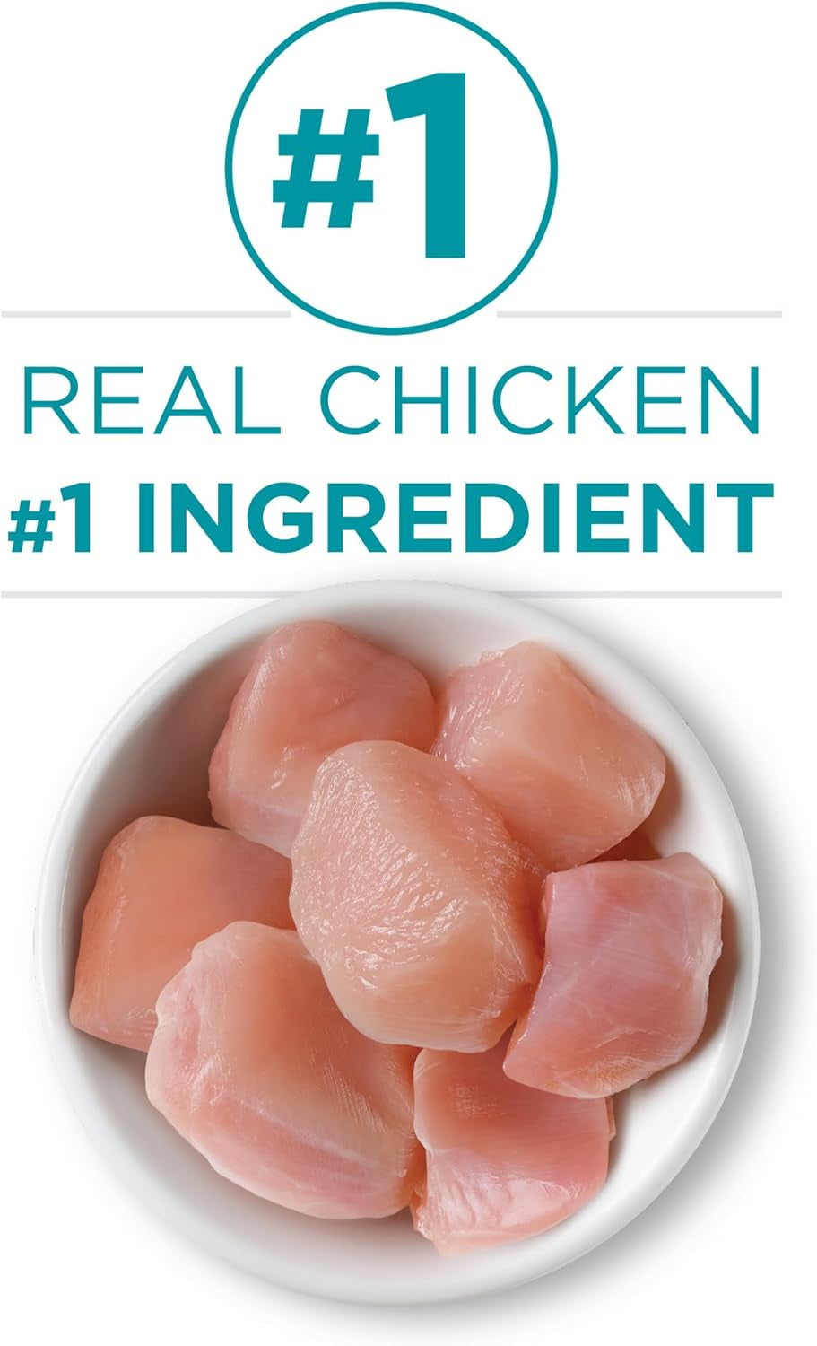 Natural, Grain Free Wet Cat Food Pate, Chicken Recipe - (Pack of 24) 3 Oz. Pull-Top Cans