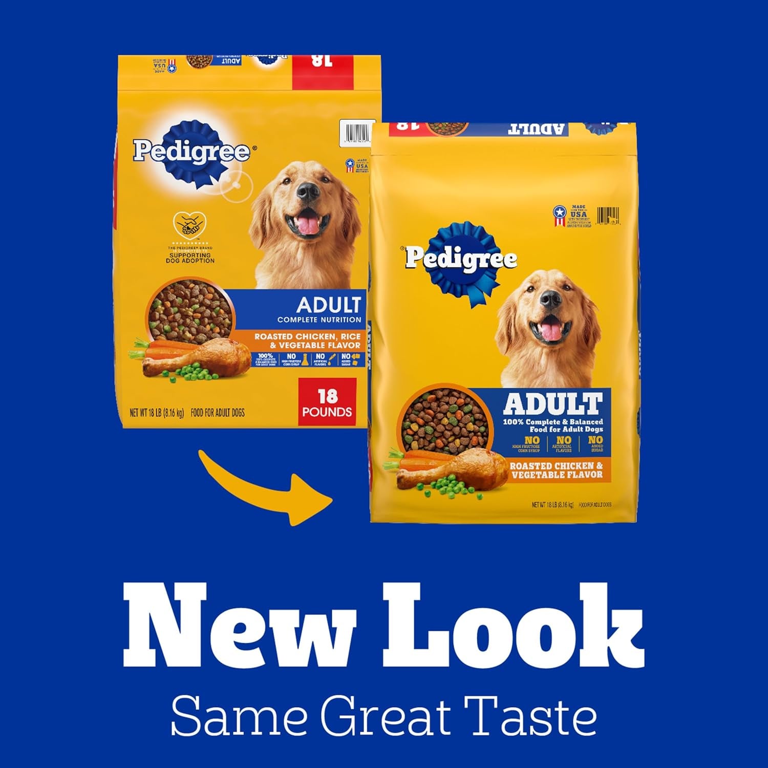 Complete Nutrition Adult Dry Dog Food, Roasted Chicken & Vegetable Flavor, 18 Lb. Bag