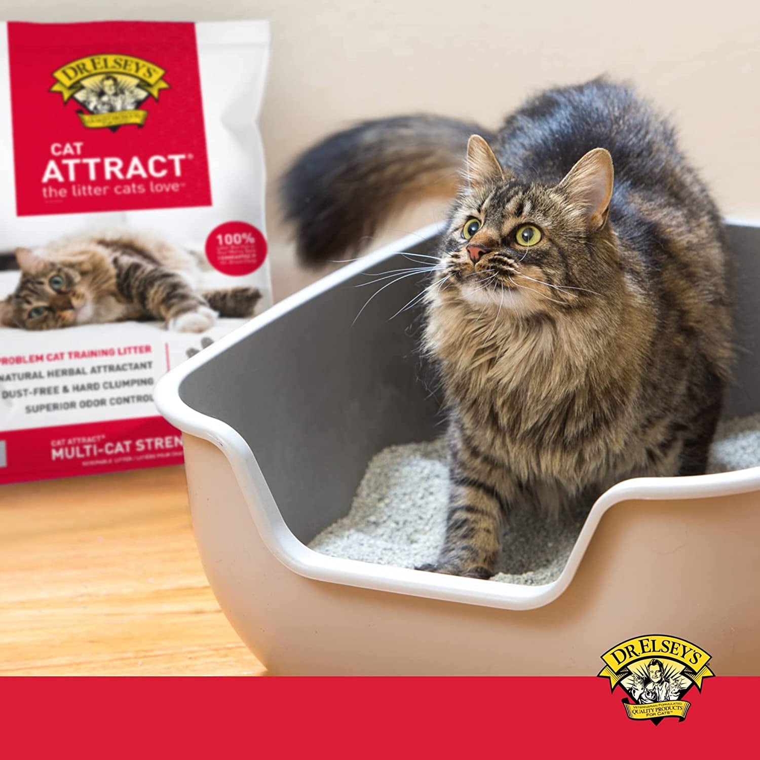 ® Cat Attract® Clumping Clay Cat Litter 18-Lb. Bag