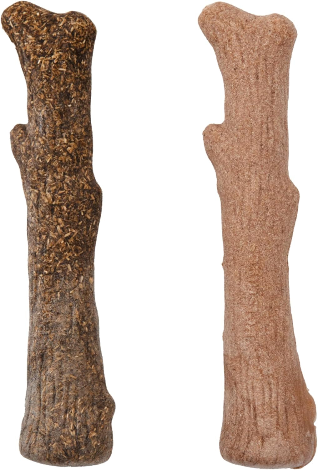 Dogwood Wood Durable Dog Chew Toys, Real Wood & Calming Hemp, 2-Pack, Medium