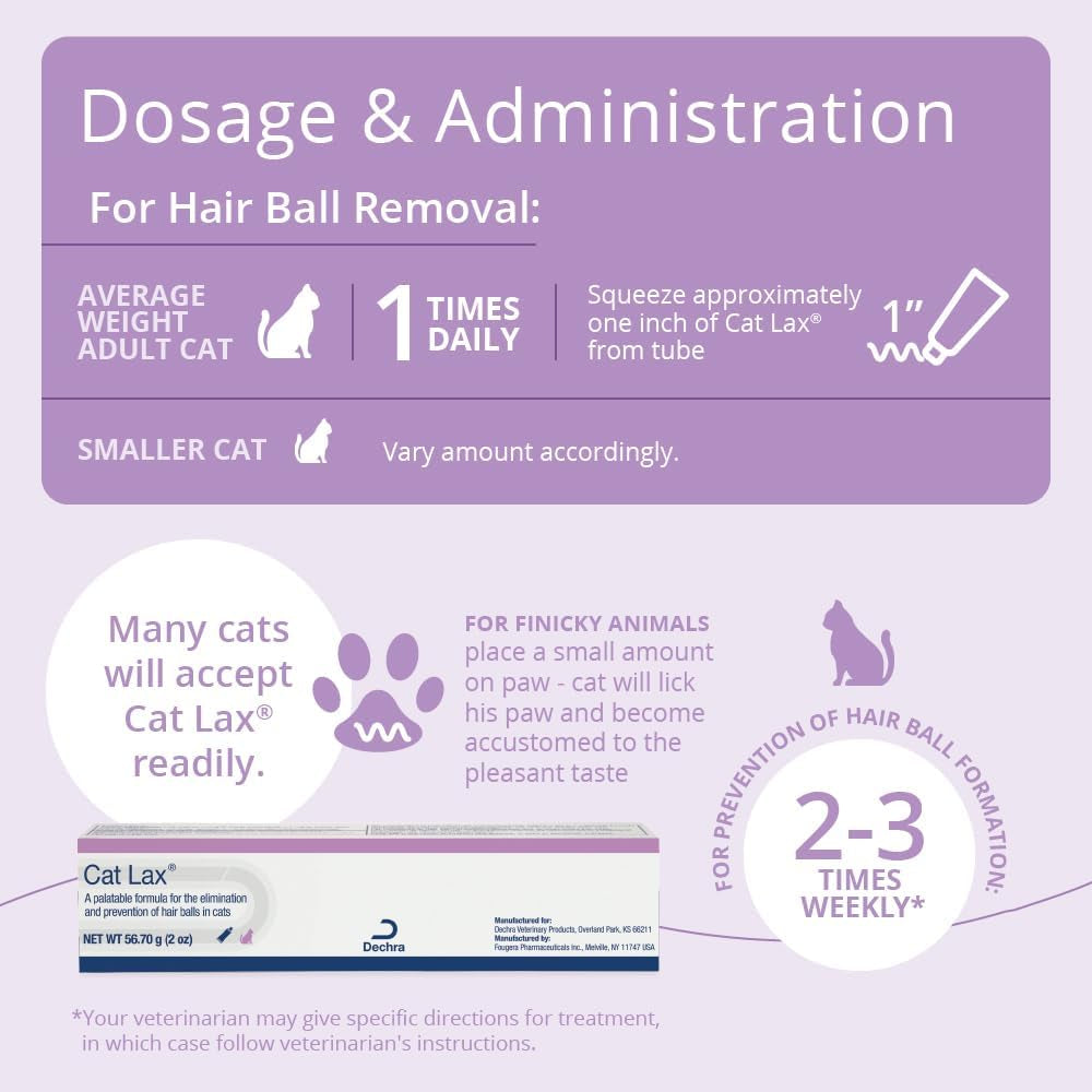 Catlax for Hairball Elimination and Prevention in Cats, 2 Oz