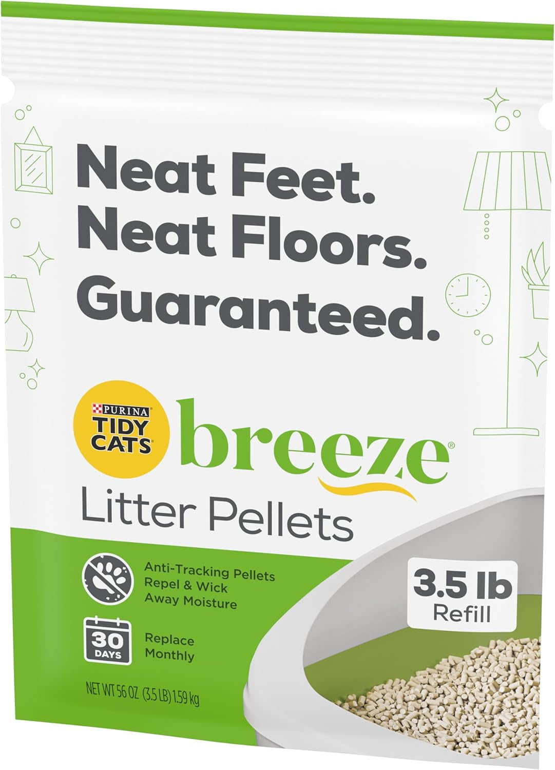 Tidy Cat Breeze Pellets, 3.5 Lb, 2 Packs, Limited Edition