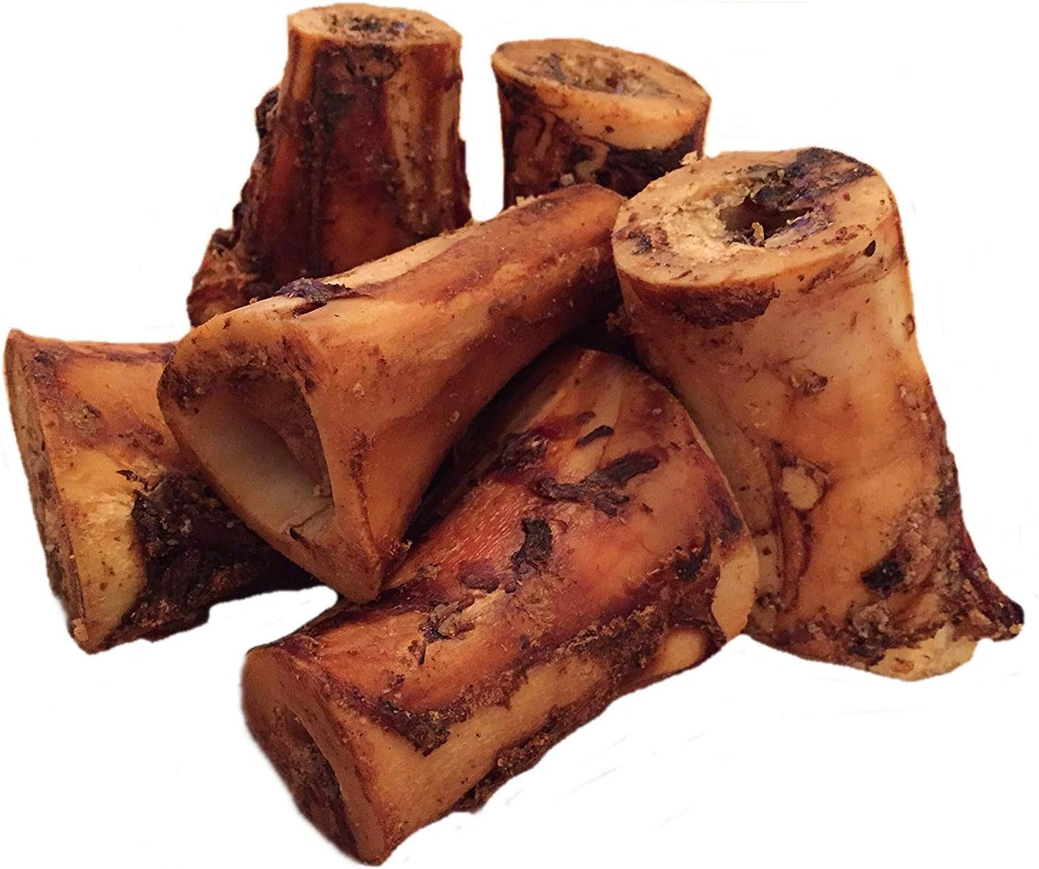 Beef Marrow Dog Bones Long Lasting for Aggressive Chewers - USA Made Single Ingredient Dynamo Bone for Small and Medium Dogs Upto 50 Pounds - 6 Pack