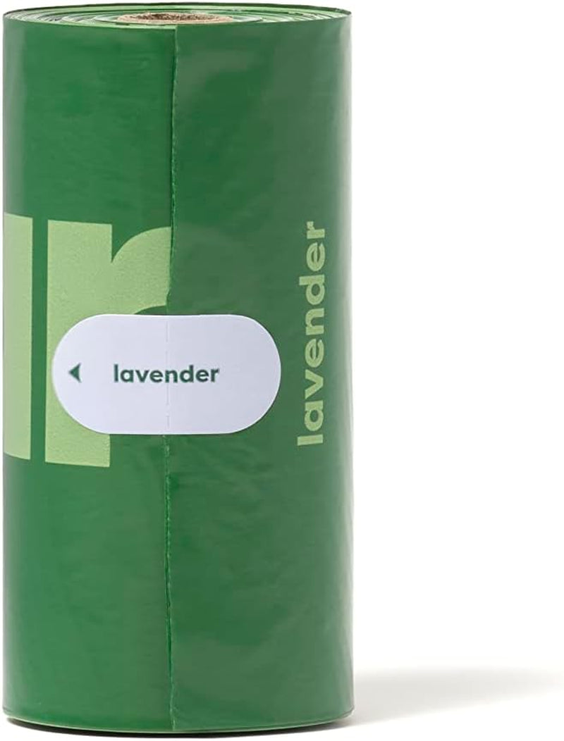 Poop Bags for Dogs Guaranteed Leak Proof and Extra Thick Waste Bag Refill Rolls, Lavender Scented, 120 Count