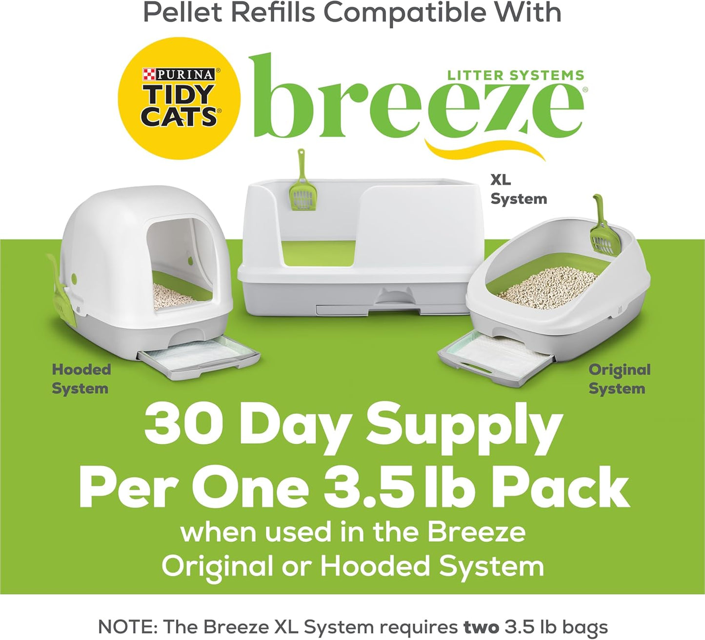 Tidy Cat Breeze Pellets, 3.5 Lb, 2 Packs, Limited Edition