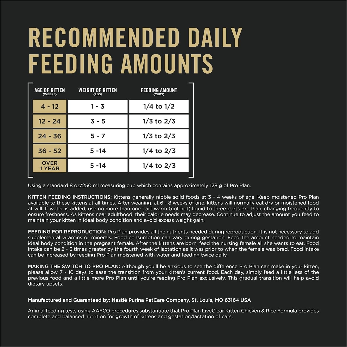 Liveclear Dry Cat Food for Kittens Cat Allergen Reducer Chicken and Rice Formula - 3.2 Lb. Bag