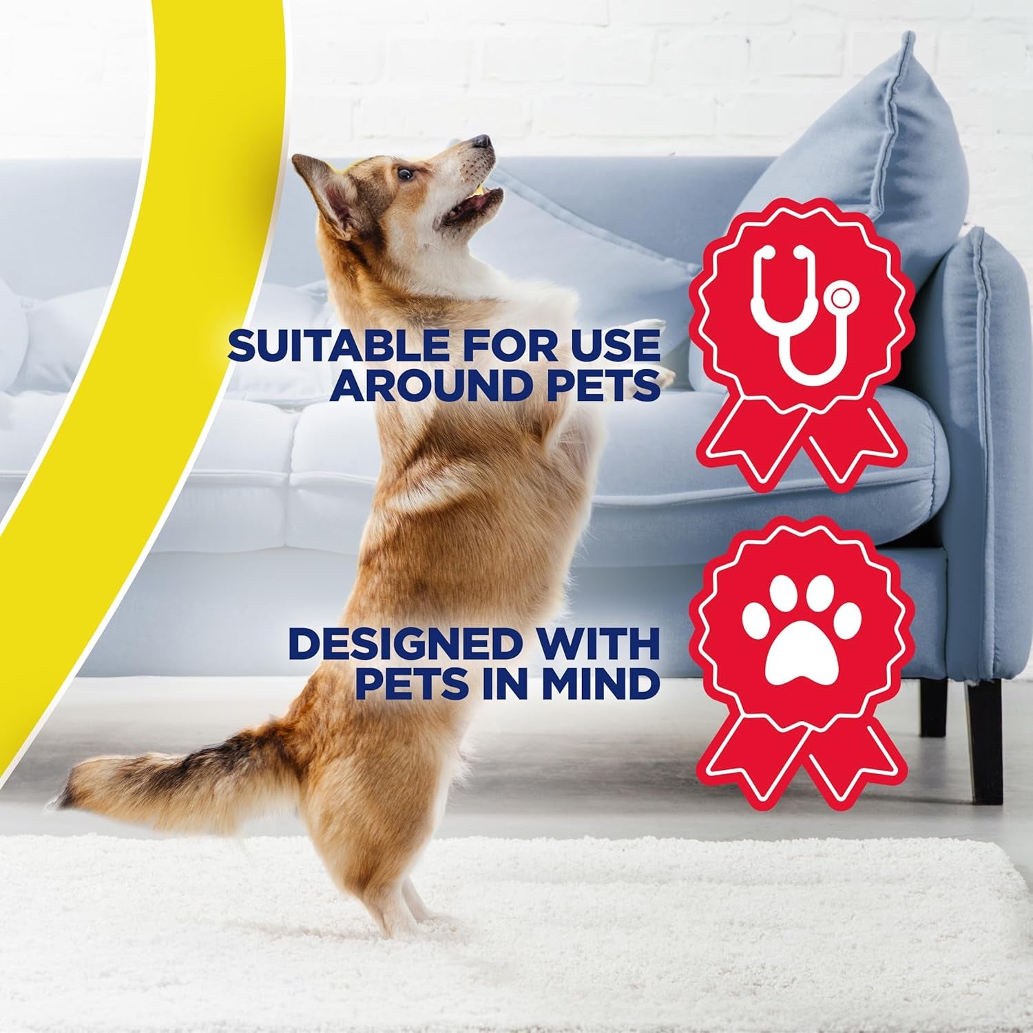 Urine Destroyer Spray – Pet Stain and Odor Remover, Carpet Cleaner Solution for Cat and Dog Urine, 32 Fl Oz
