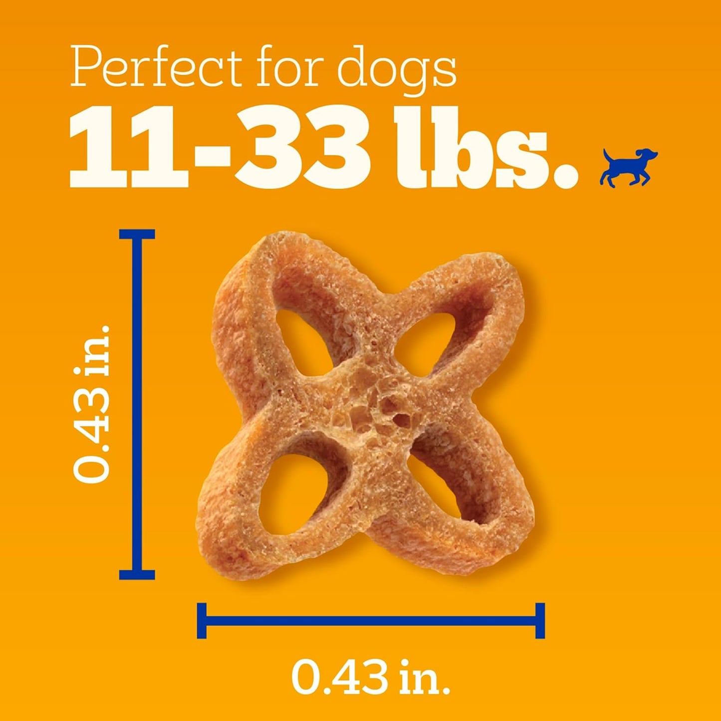 Dentastix Chewy Chunx Small & Medium Dog Treats Chicken Flavor, 13.5 Oz. Bag