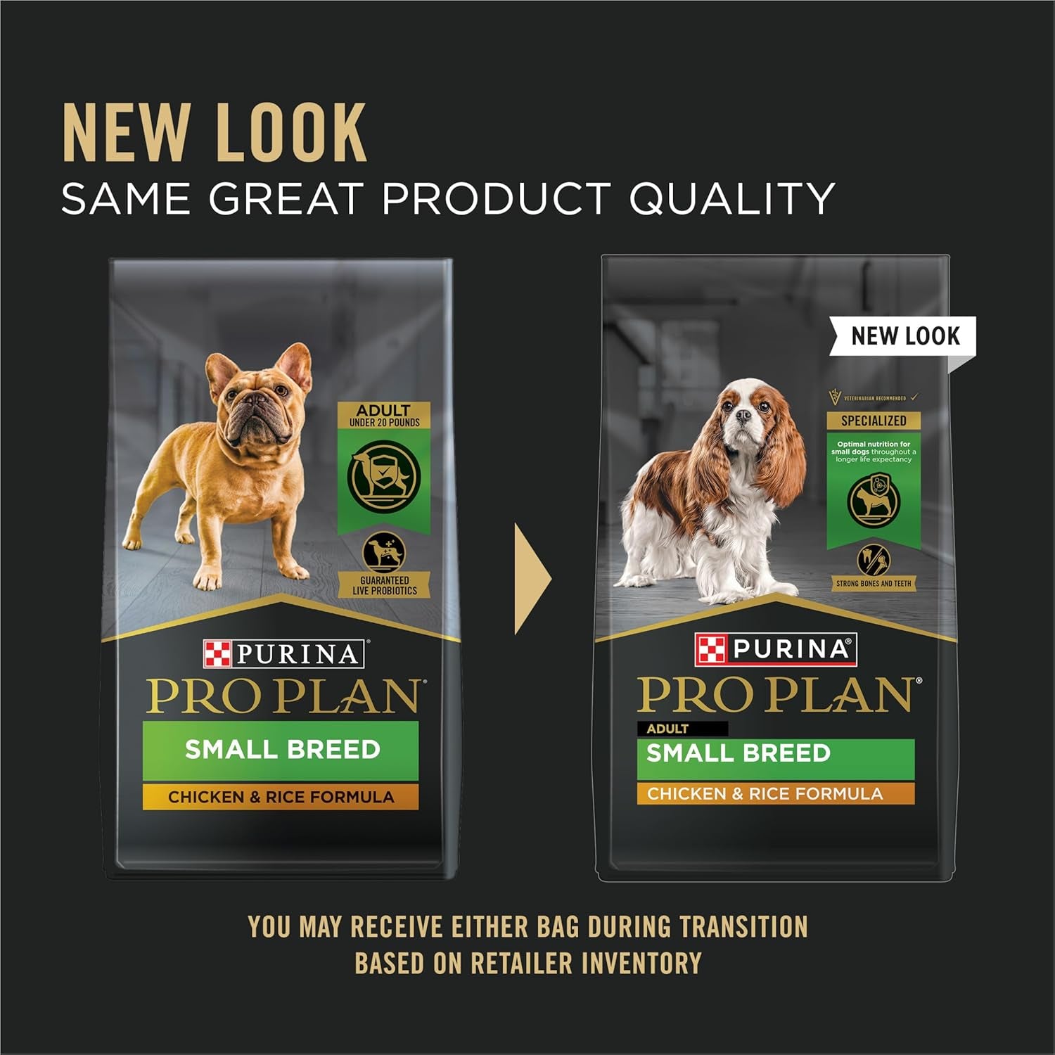 Small Breed Dry Dog Food Chicken and Rice Formula with Guaranteed Live Probiotics - 6 Lb. Bag