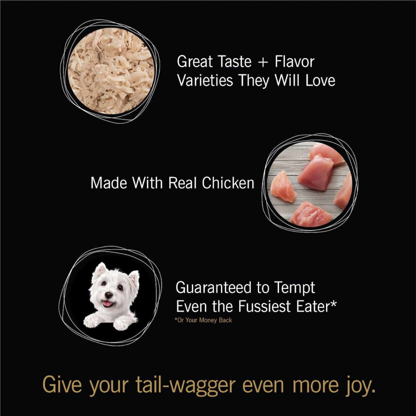 Simply Crafted Adult Wet Dog Food Meal Topper, Chicken, 1.3 Oz. Tubs (24 Count, Pack of 1)