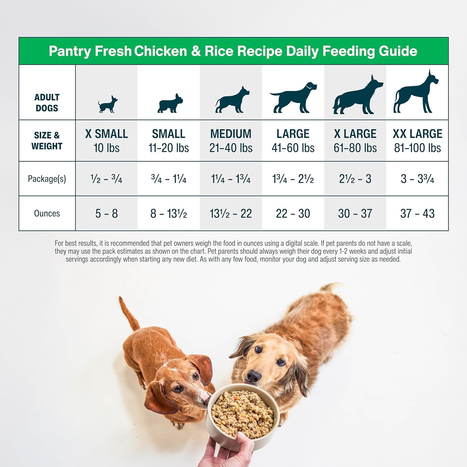 Pantry Fresh Wet Dog Food, Complete Meal or Topper, Chicken & White Rice Human Grade Recipe - 12.5 Oz (Pack of 6)