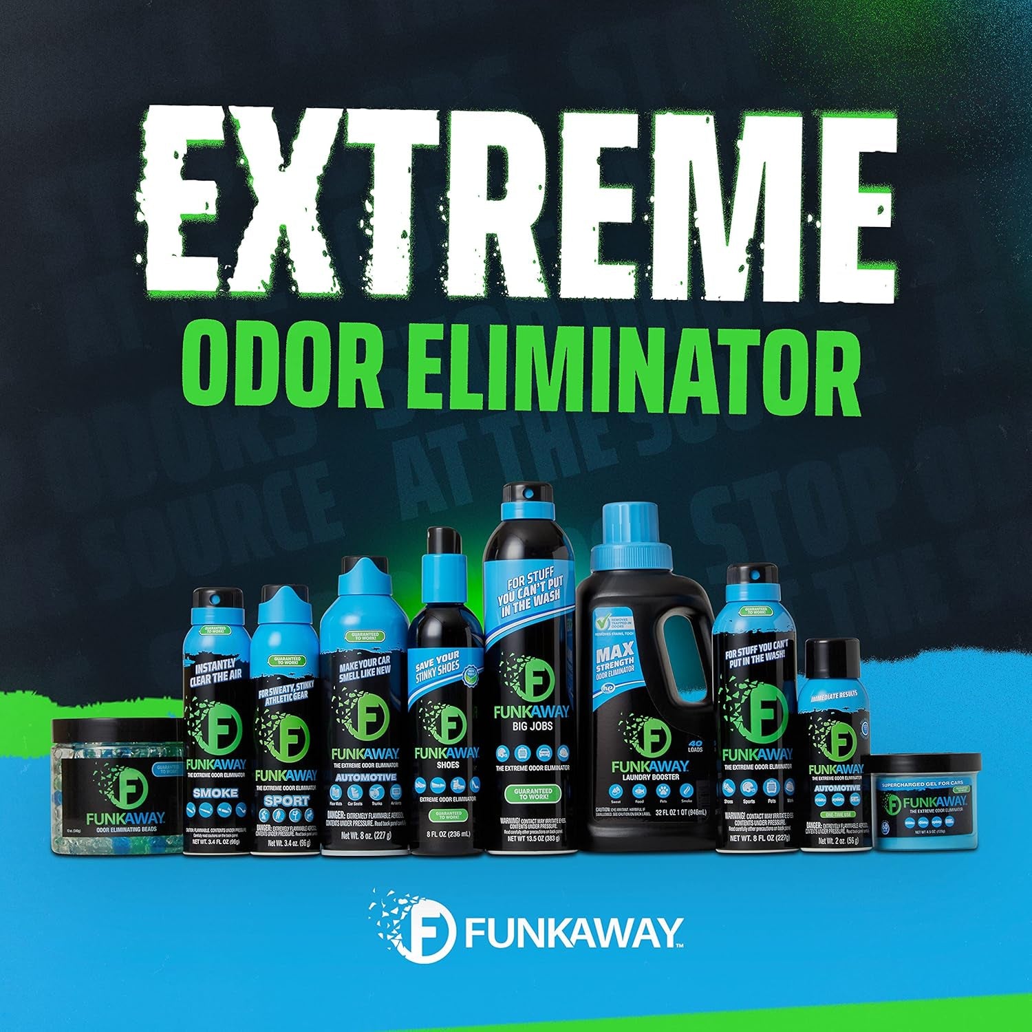 Odor Eliminating Beads, 12 Oz., Supercharged Odor Absorbing Beads for the House, Car or Gym, Eliminate Smoke, Pet and Bathroom Odors for Long-Lasting Results