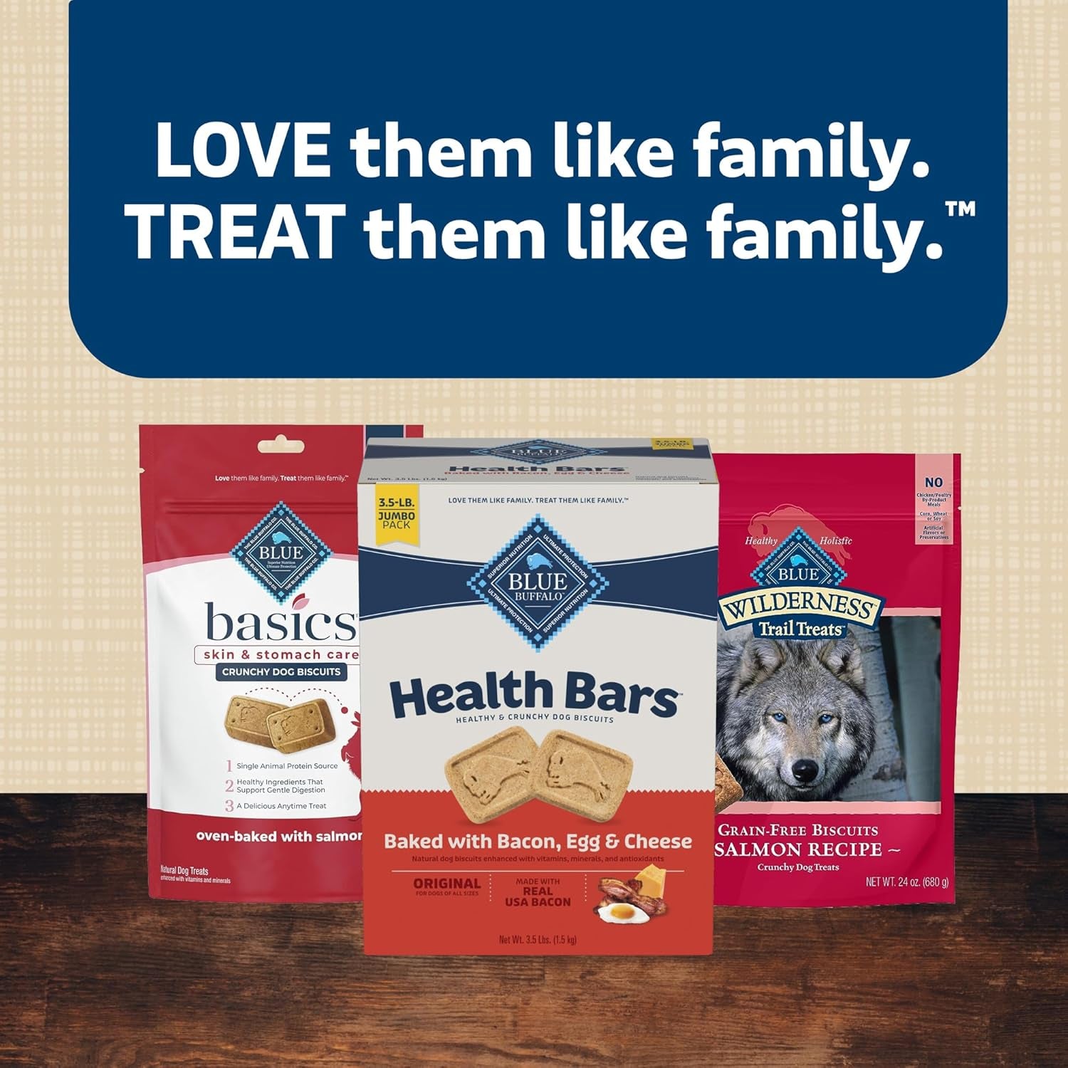 Health Bars Oven-Baked with Natural Ingredients, Bacon, Egg & Cheese Crunchy Dog Biscuits, 3 Lbs.