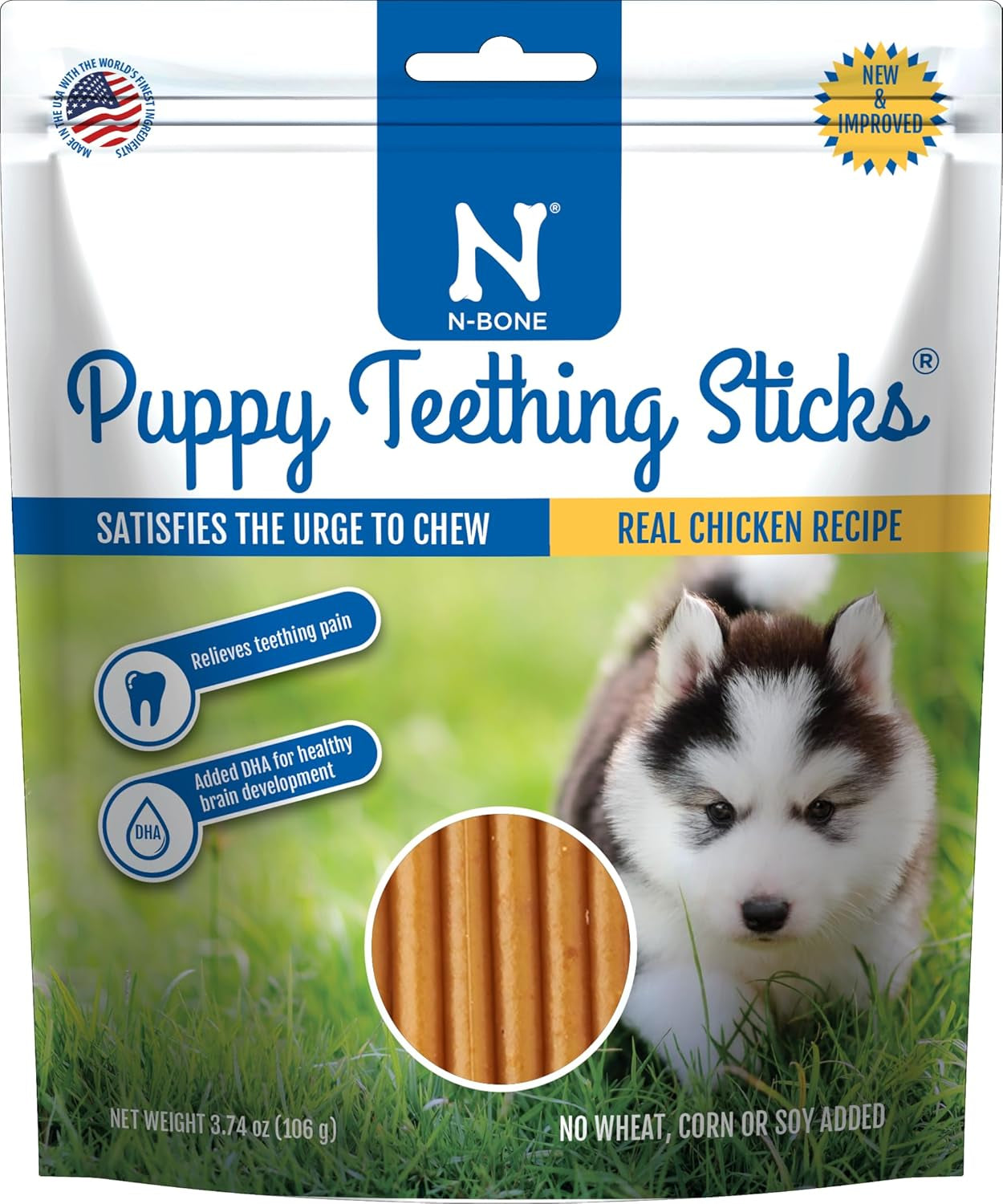 Puppy Teething Treats,Chicken, 3.74 Oz (111150)