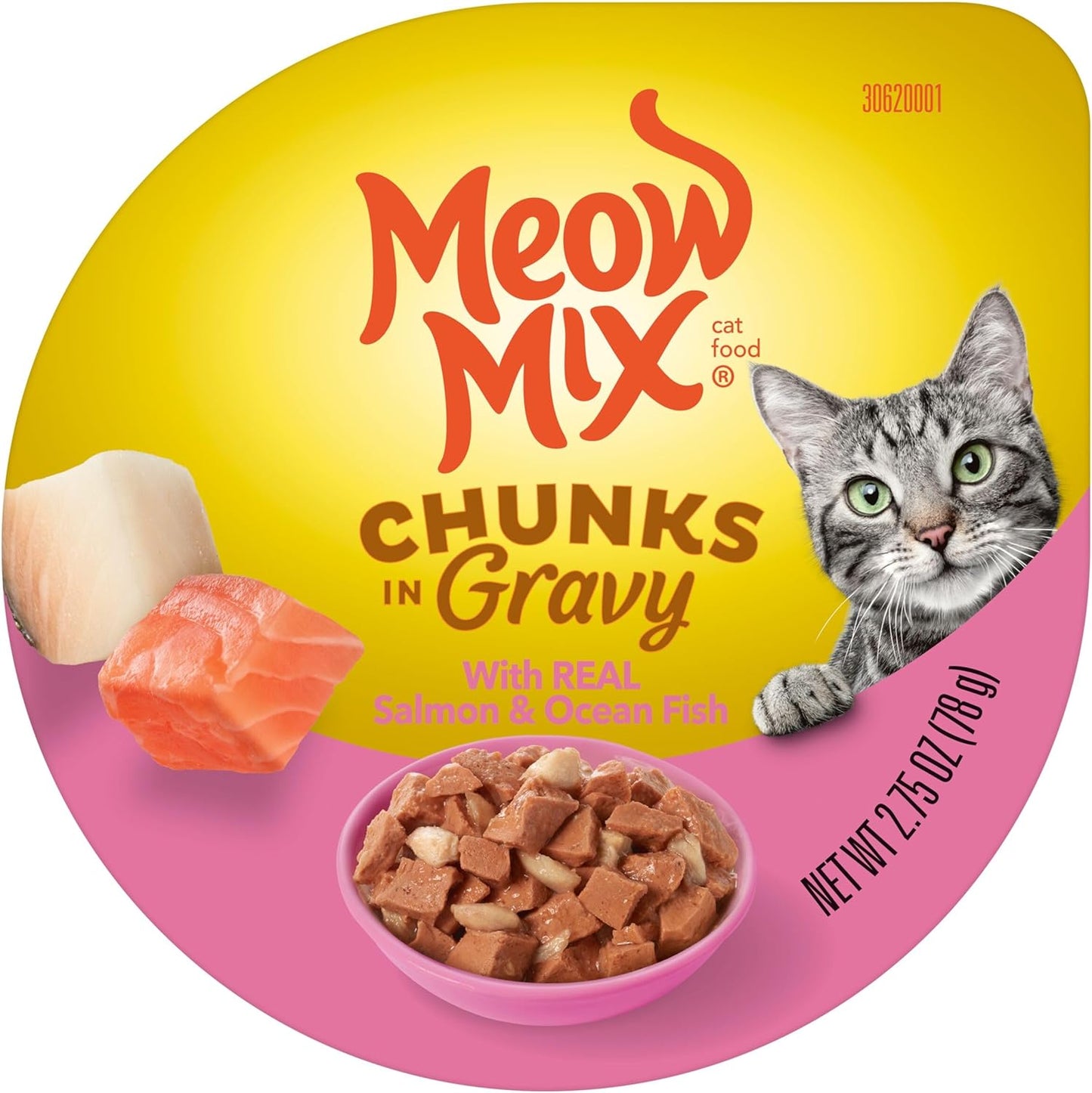 Seafood Favorites Chunks in Gravy Wet Cat Food Variety Pack, 2.75 Ounce (Pack of 12)