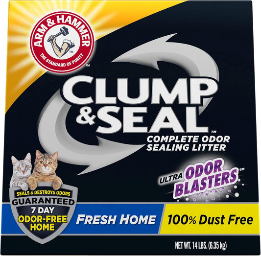 Clump & Seal Cat Litter, Fresh Scent 14Lb