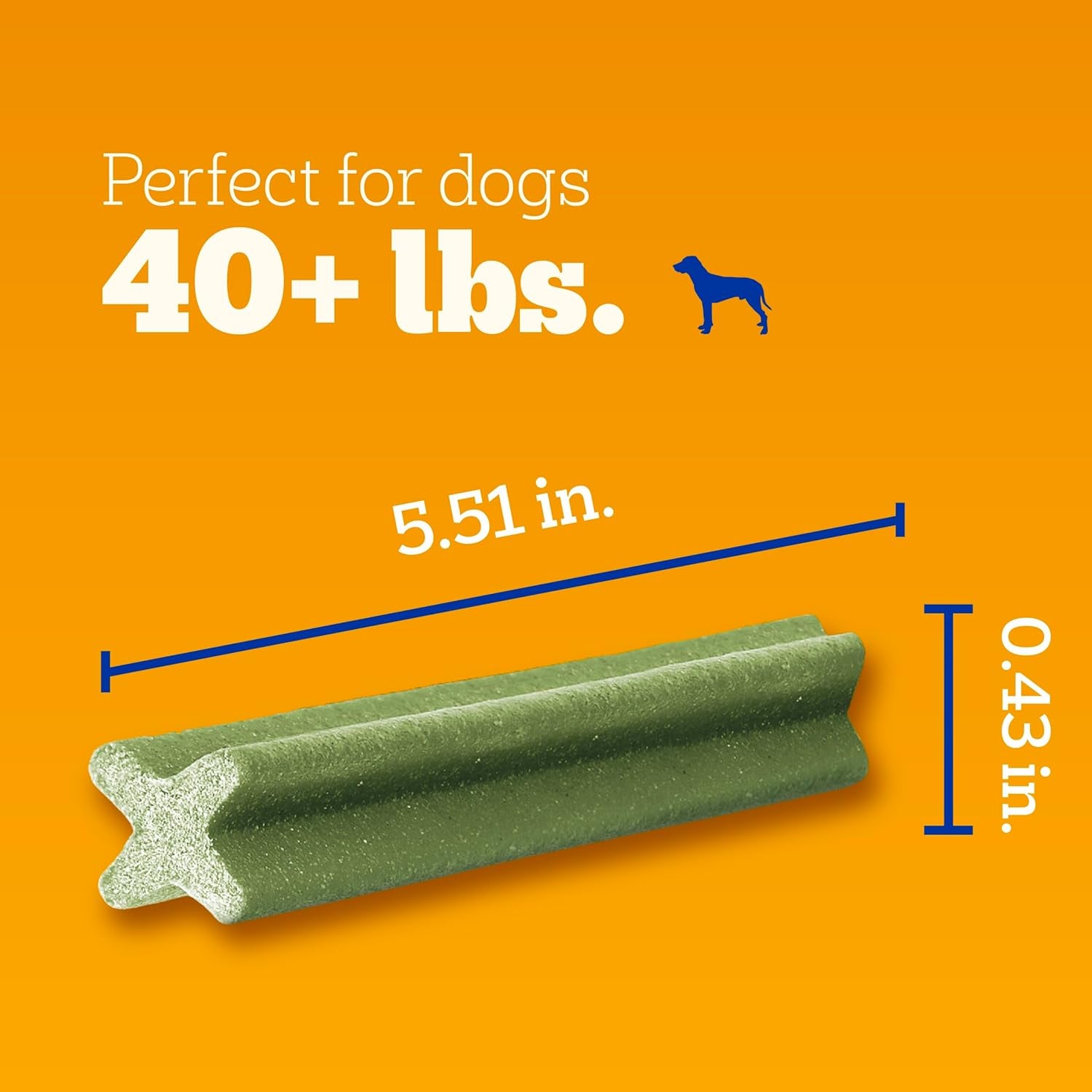 Dentastix Large Breed Dog Treats, Fresh Flavor, 1.87 Lb. Bag (36 Treats)