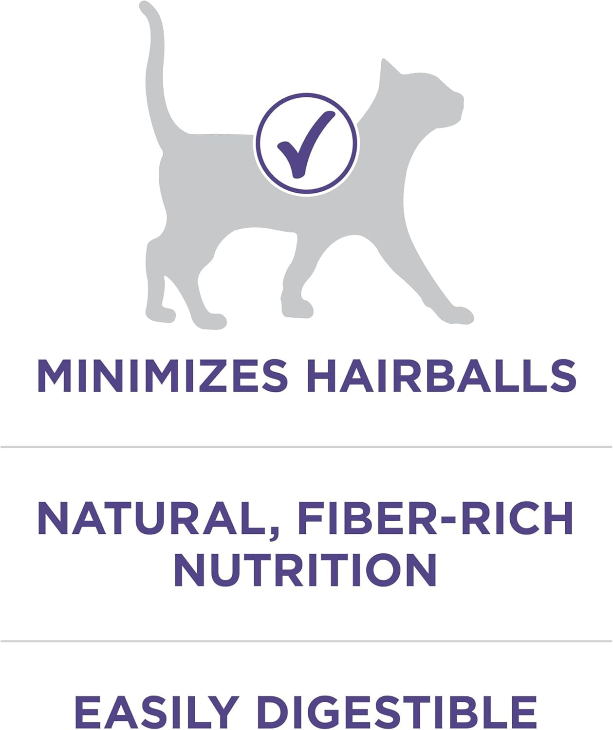 Natural Cat Food for Hairball Control, +PLUS Hairball Formula - 16 Lb. Bag