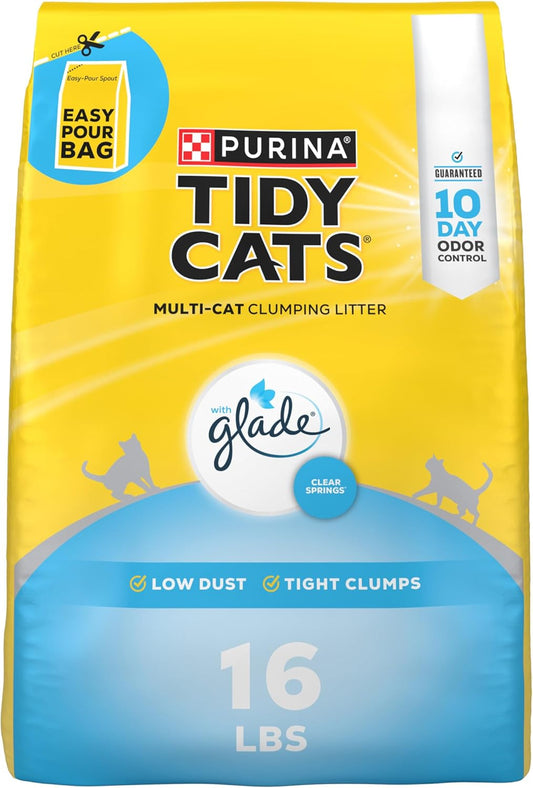 Purina  Clumping Multi Cat Litter, Glade Clear Springs - 16 Lb. Bag
