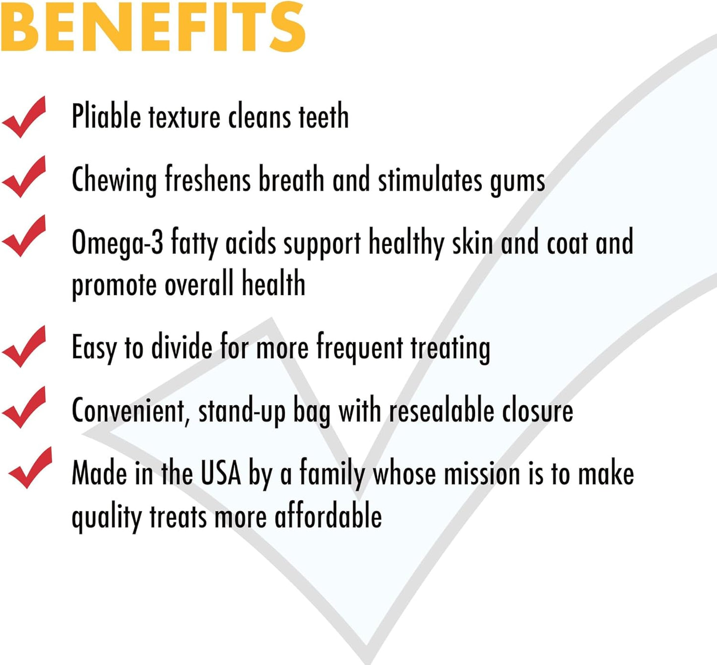 Dental Dog Treats, 24 Treats - 48 Oz.