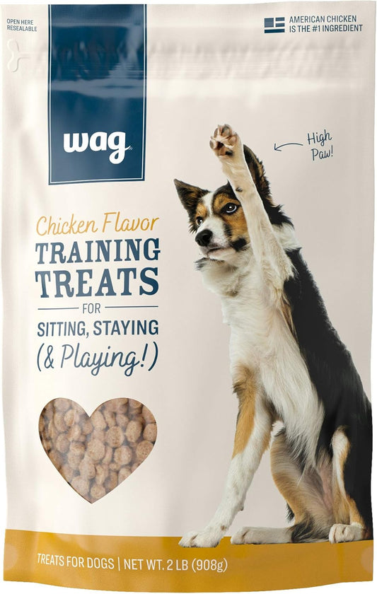 Amazon Brand –  Chicken Flavor Training Treats for Dogs, 2 Lb. Bag (32 Oz)