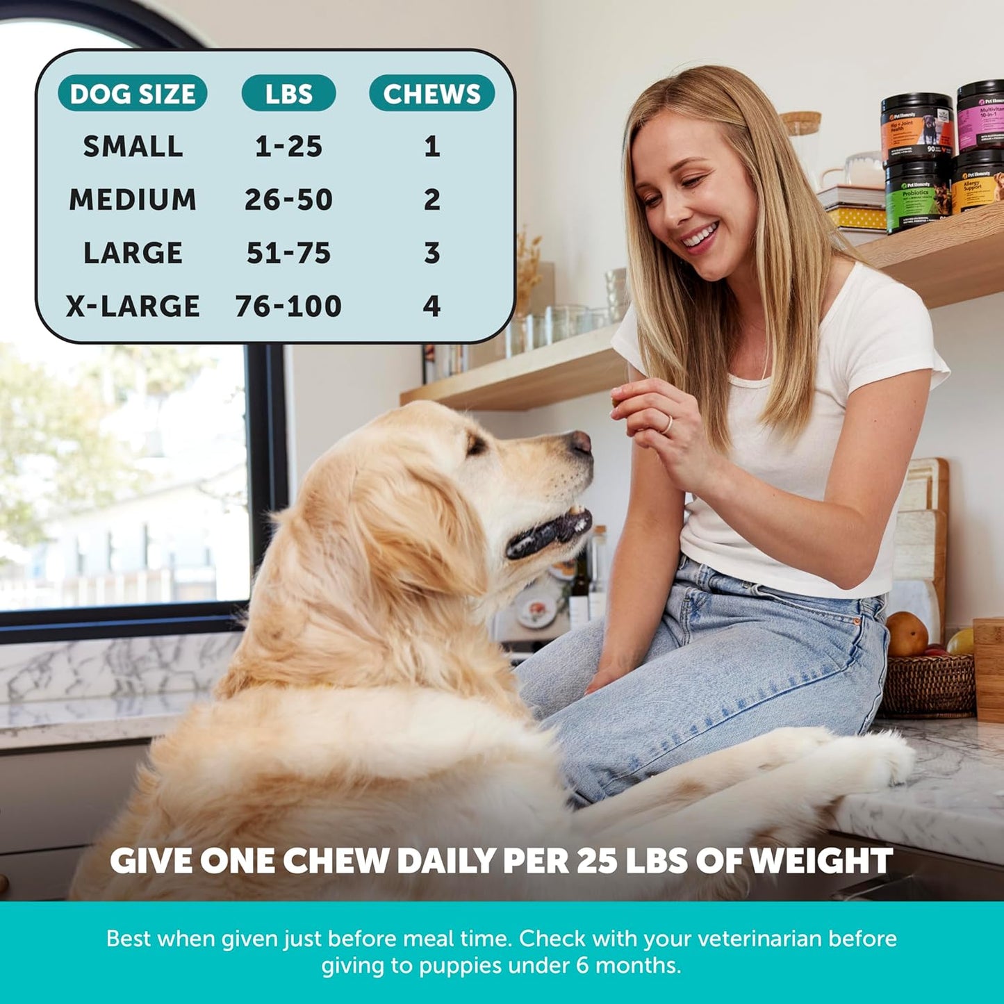 Natural Hemp Calming Chews for Dogs - Dog Anxiety Relief - Calming Aid Supplement with Valerian Root, Chamomile, + Magnesium - Stress, Separation & Thunder Support - (Chicken, 90 Count)