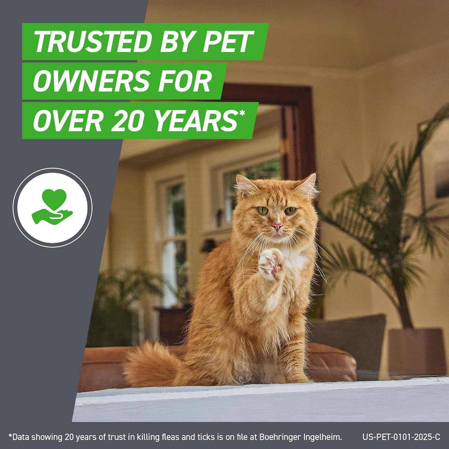 plus Flea and Tick Treatment for Cats over 1.5 Lbs. 3 Treatments