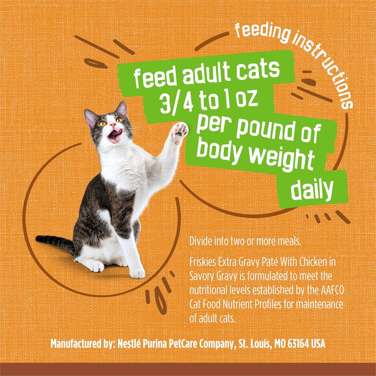 Wet Cat Food Extra Gravy Pate with Chicken, Savory Canned Cat Pate - (Pack of 24) 5.5 Oz Cans