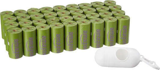 Dog Poop Bags with Dispenser, 540 Count, Enhanced for Guaranteed Leakproof, Lavender Scented, Includes Leash Clip