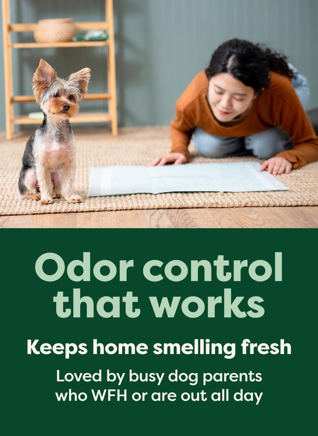 Max Absorbency Puppy Pee Pads for Dogs Absorbs 2X Faster & 2X More, Leak-Proof, Odor Control Potty Training, Unscented, XL, 28” X 34”, 40 Count