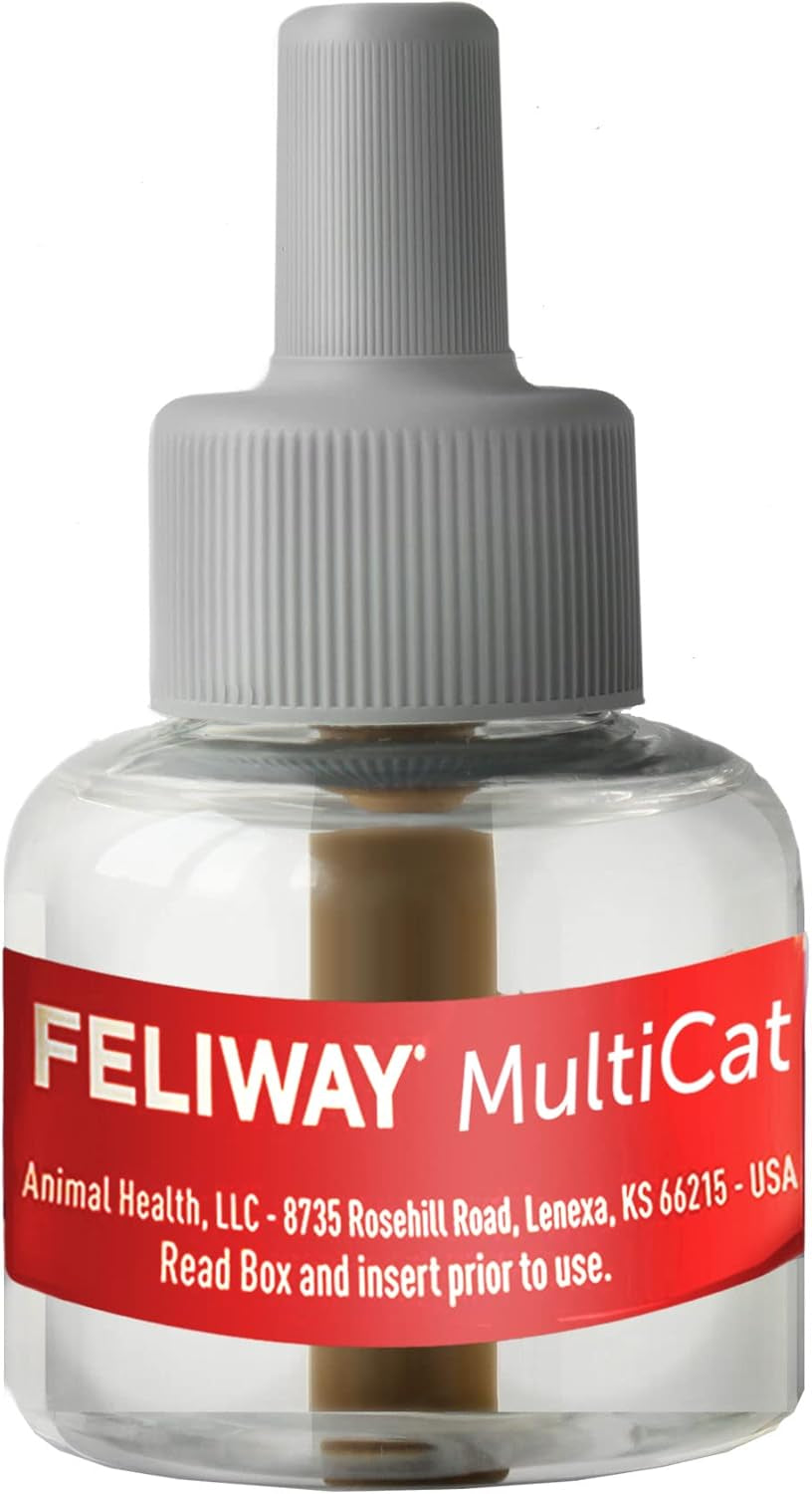 ® Multicat 30 Day Cat Calming Refill for Pheromone Diffuser, 48Ml - 1X 30 Day - Helps Reduce Conflicts and Signs of Tension in Multi-Cat Households