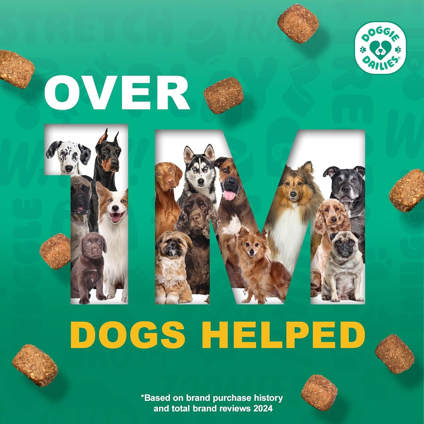 , Hip and Joint Supplement for Dogs, Glucosamine Chondroitin, Premium Hip and Joint Chews for Dogs All Breeds & Sizes, Dog Vitamins and Supplements, (Chicken) 225 Chews