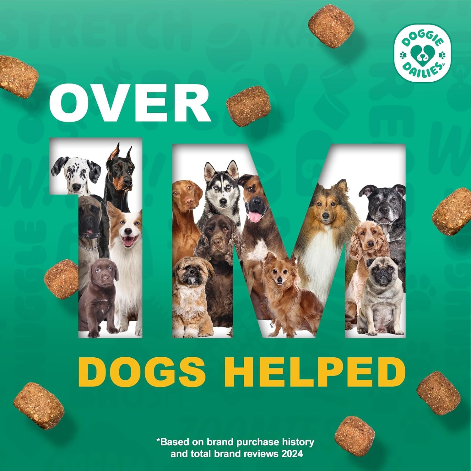 , Hip and Joint Supplement for Dogs, Glucosamine Chondroitin, Premium Hip and Joint Chews for Dogs All Breeds & Sizes, Dog Vitamins and Supplements, (Chicken) 225 Chews