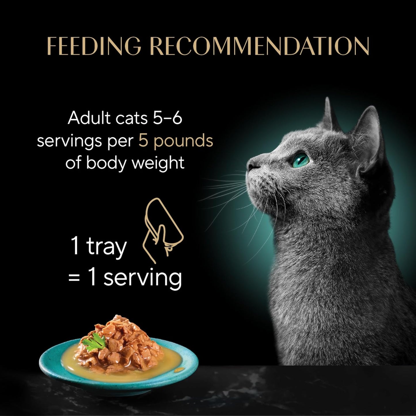 Gravy Indulgence Adult Wet Cat Food Chicken Entree in Extra Gravy, 2.6 Oz. Twin-Pack Trays (24 Count, 48 Servings)