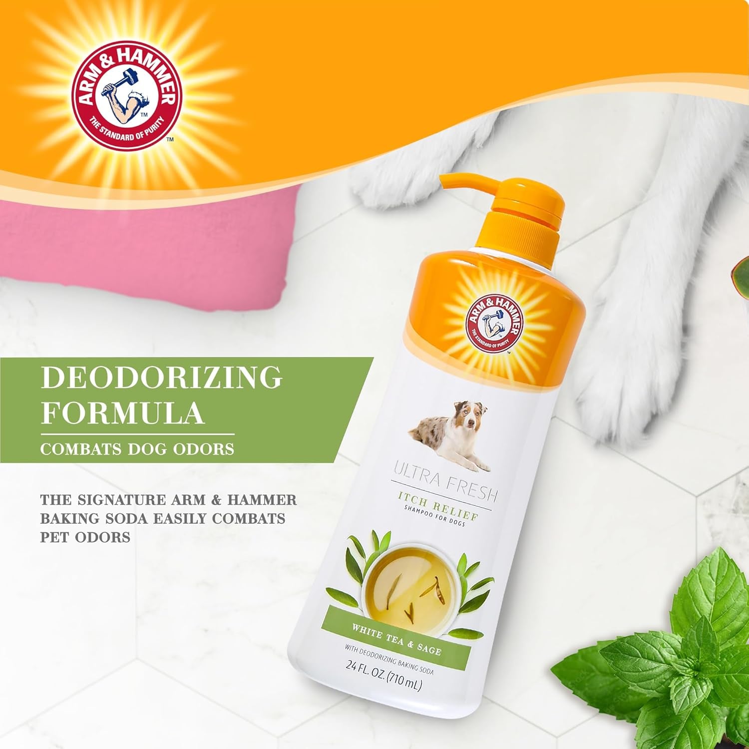 for Pets Ultra Fresh Itch Relief Shampoo with Oatmeal & Aloe Value Size with Pump 24Oz | Great Smelling Dog Grooming Supplies, Bathing Supplies, Wash, Puppy Shampoo, Pet Shampoo