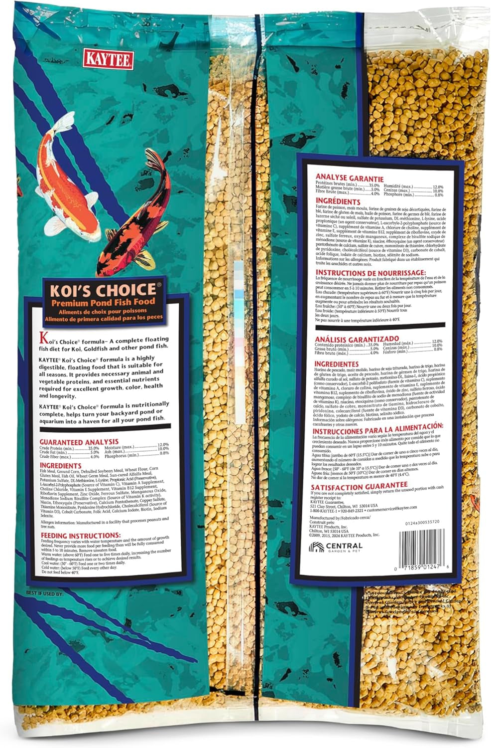 Koi'S Choice Koi Floating Fish Food, 10 Pound