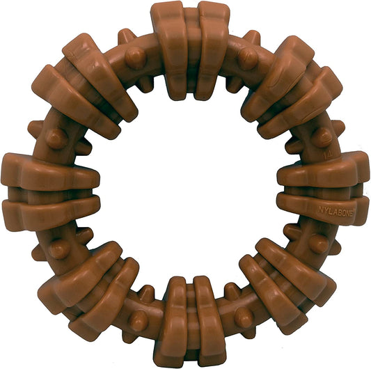 Textured Ring Power Chew Toy for Large Dogs, Durable Dog Toys for Aggressive Chewers, Strong Dog Chew Bones to Keep Them Busy, Flavor Medley, X-Large - 50+ Lbs, 1 Count